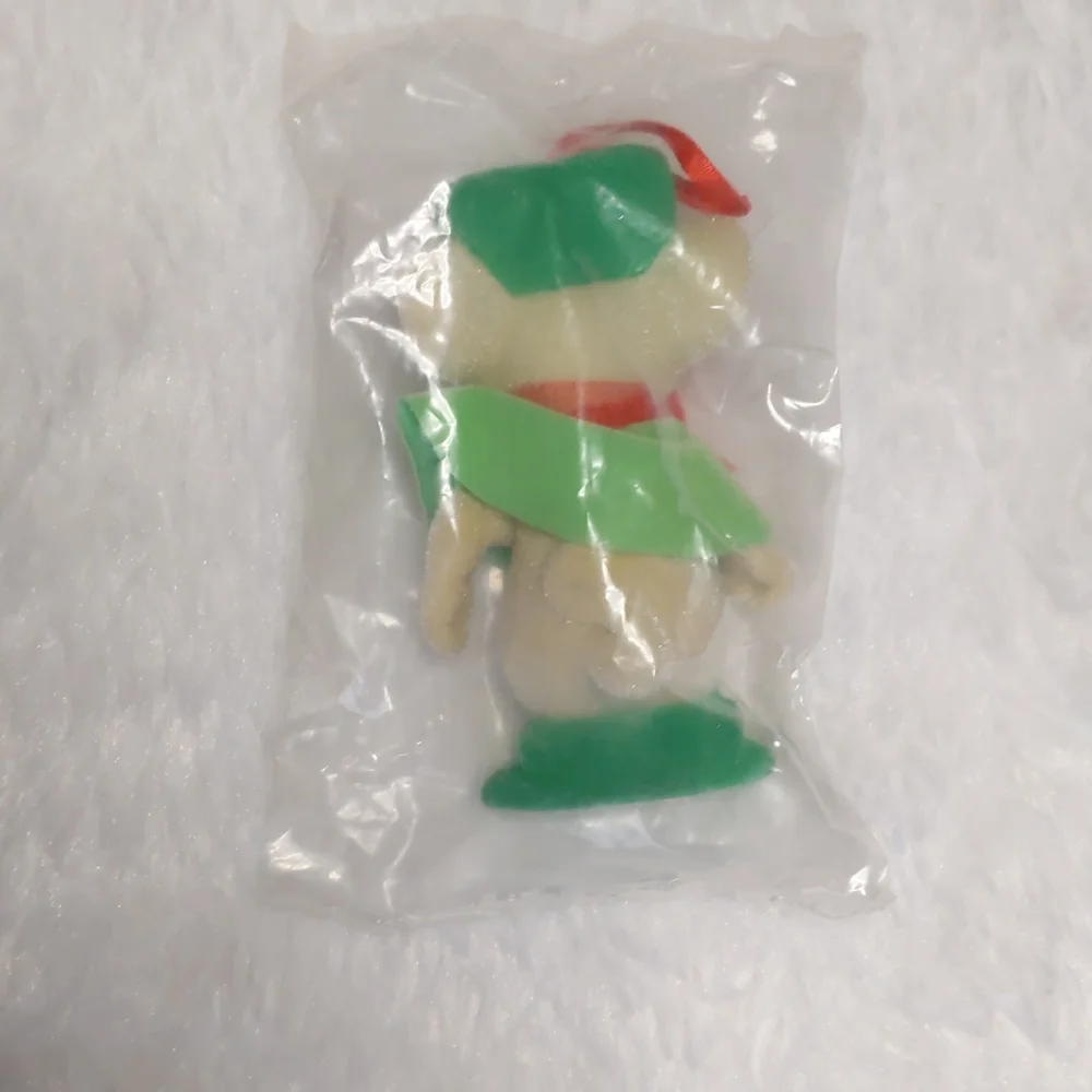 Disney Miss Bianca Mouse Flock Ornament Vintage Rescuers Christmas